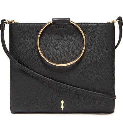 THACKER Le Pouch Leather Ring Handle Crossbody Bag | Nordstrom
