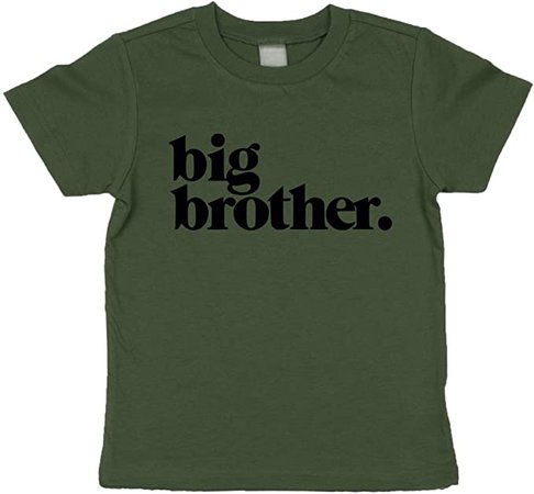 Amazon.com: Bold Promoted to Big Brother Sibling Reveal Shirt for Boys Sibling Outfit: Clothing