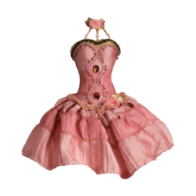 Pink Vintage Ballerina costume png