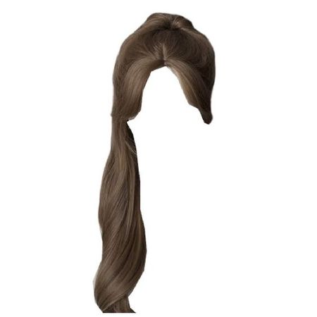 long brown hair curtain bangs half up half down updo bun hairstyle