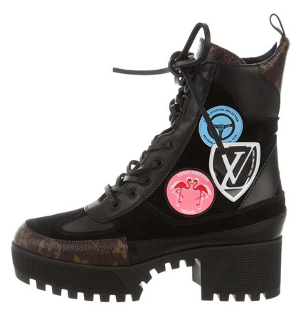 Louis Vuitton combat boots