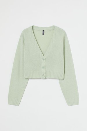 Short cardigan - Mint green - Ladies | H&M IE