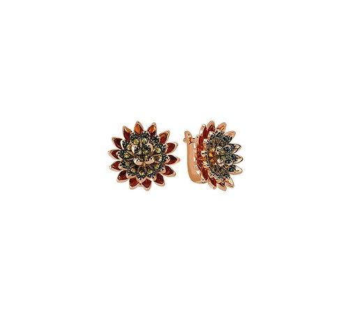 Sun Flower Earring | Earrings | Products | BEE GODDESS