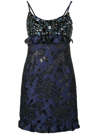 Prada Embellished Mini Dress | Farfetch.com