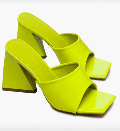 neon green shoes