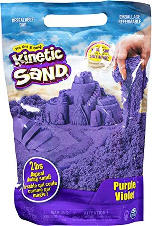 Amazon.com: Kinetic Sand The Original Moldable Sensory Play Sand, Purple, 2 Lb : Toys & Games