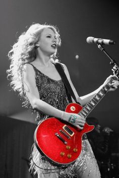 Taylor Swift Color Splash: Red Guitar
