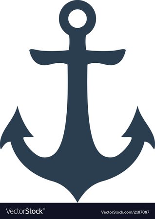 Nautical anchor Royalty Free Vector Image - VectorStock