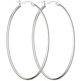Ear Charms - Sterling Silver Left Only Turquoise Oval Stone Wave Ear Cuff Wrap - Walmart.com