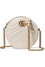 Gucci | GG Marmont mini quilted leather shoulder bag | NET-A-PORTER.COM