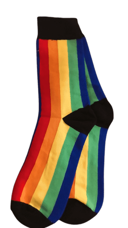 Happy Socks Funny Art Dress Socks Color