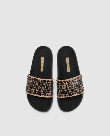 BEADED PLATFORM SANDALS - View All-SHOES-WOMAN-SALE | ZARA United States