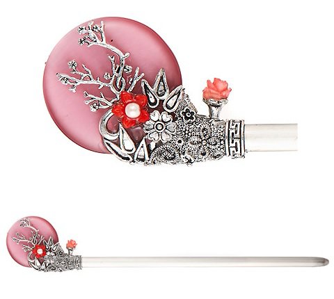 binyeo korean pink and silver