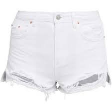 white jean shorts - Google Search