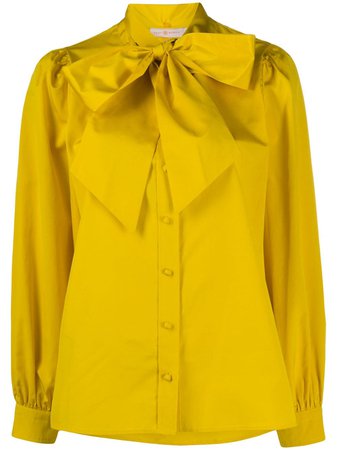 Tory Burch Pussy Bow Crepe De Chine Blouse - Farfetch
