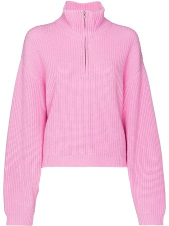 arch4 Millie zip-front Knitted Jumper - Farfetch