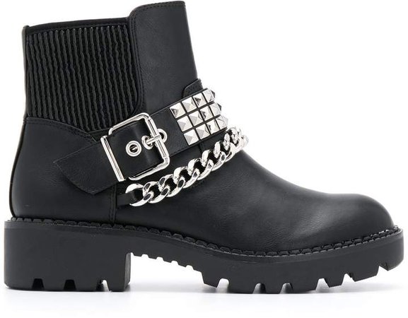 Falina chain ankle boots