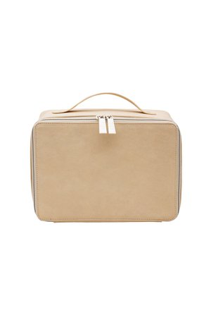 BEIS - The Cosmetic Case in Beige travel luggage