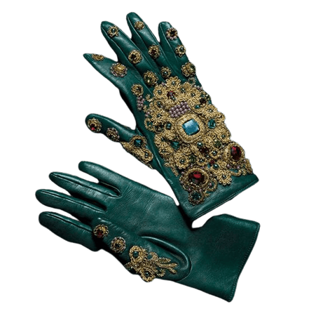 gloves green