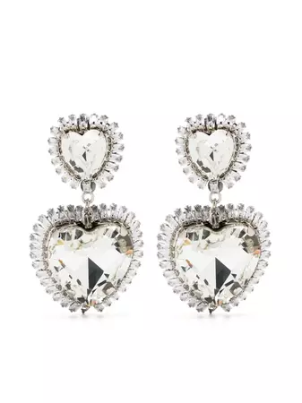 Alessandra Rich crystal-embellished Earrings - Farfetch