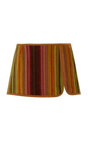 Demı Stretch-Cotton Mini Skirt By Siedrés | Moda Operandi