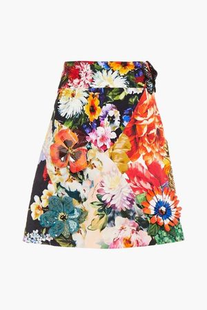 Dolce & Gabbana Floral Print Mini Skirt