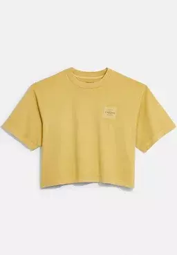 yellow crop top for females - Google Search