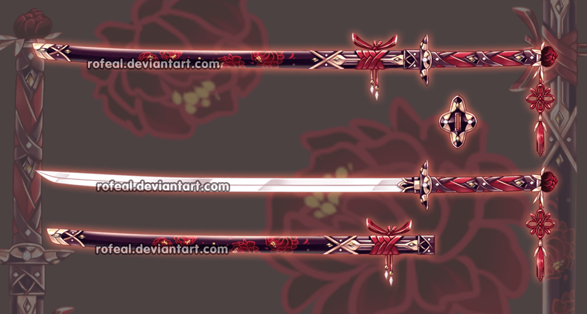 Anime katana sword