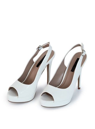 HARPER White Platform Heels | Miss Selfridge