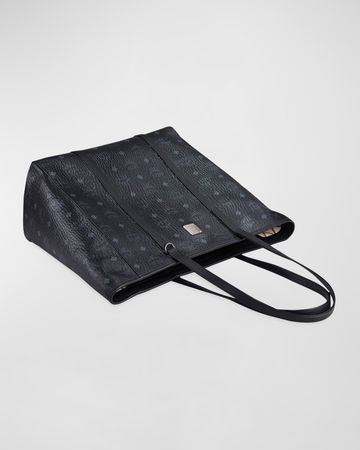 MCM Toni Logo Medium Shopper Tote Bag | Neiman Marcus