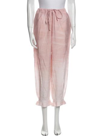 LACAUSA Tie Dye light Pink ombre dusty rose folk , 11.5" Rise Loungewear, Clothing - WLAAS20077 | The RealReal