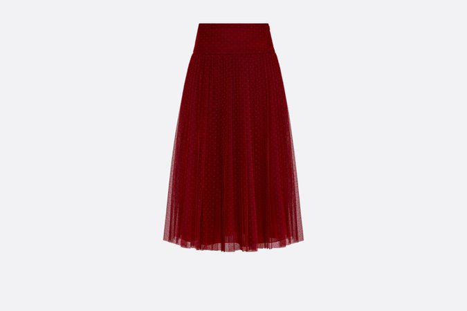 Pleated skirt in tulle - Ready-to-wear - Women's Fashion | DIOR