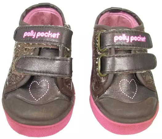 Polly Pocket Vintage Brown Leather Athletic Shoes sneakers - Etsy Australia