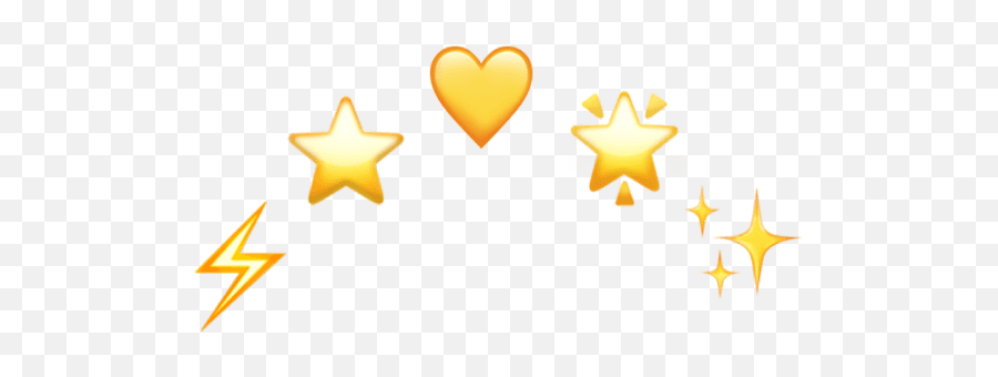 Yellow Aesthetic Emoji Crown