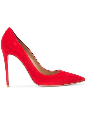 Aquazzura red suede pumps £717 - Shop Online SS19. Same Day Delivery in London