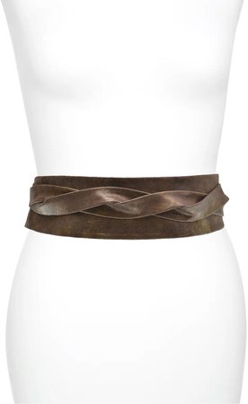 Handmade Leather Wrap Belt