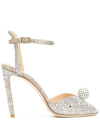 Shop Jimmy Choo Sacora 100mm sandals with Express Delivery - FARFETCH