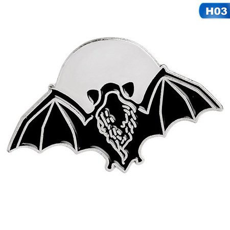 Cartoon Animal Punk Gothic Bats Bee Enamel pins Dark Skeleton Brooch Denim jacket Shirt Lapel Pin Button Badge for Women Men Kid-in Brooches from Jewelry & Accessories on Aliexpress.com | Alibaba Group