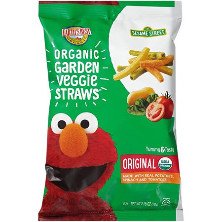 Amazon.com: Earth's Best Organic Garden Veggie Straws, Original, 2.75 Ounce