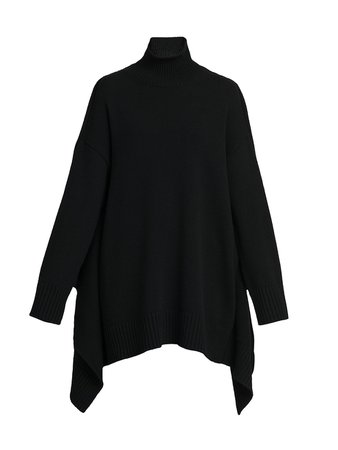 Shop Valentino Draped Wool-Cashmere Sweater | Saks Fifth Avenue