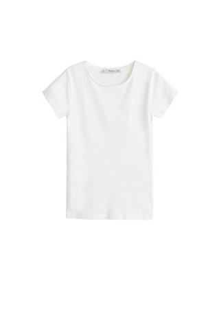 MANGO Essential cotton-blend t-shirt