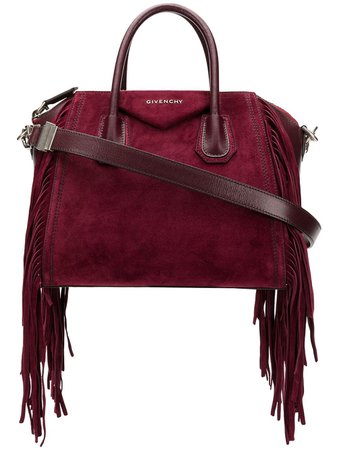 Purple Givenchy Fringed Antonigona Tote Bag | Farfetch.com