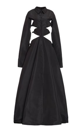 Silk Faille Cutout Gown By Valentino | Moda Operandi