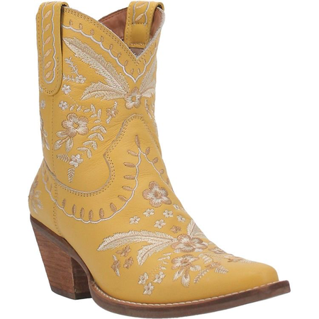 yellow western boots