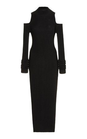 Cutout Ribbed-Knit Midi Dress By Lapointe | Moda Operandi