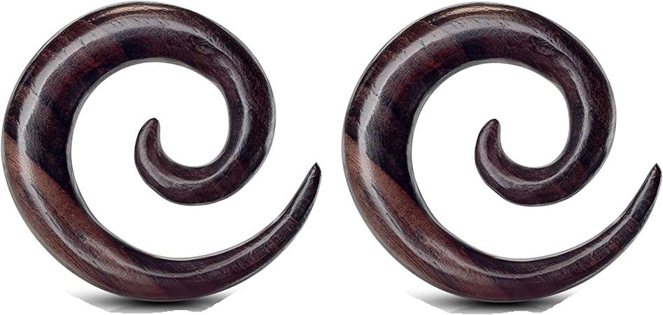 wood spiral tapers