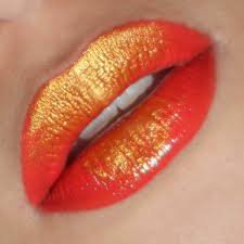 orange ombre lips - Google Search