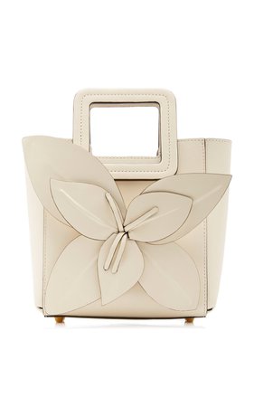Shirley Fleur Leather Top Handle Bag by Staud | Moda Operandi
