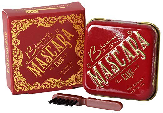 Amazon.com : Besame Cosmetics: Cake Mascara - Vintage Mascara - .39 oz - Stays In Place, Mutli-Use, Creates Gorgeous, Defined Lashes : Beauty