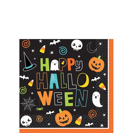 Big Party Pack Halloween Friends Beverage Napkins 125ct | Party City